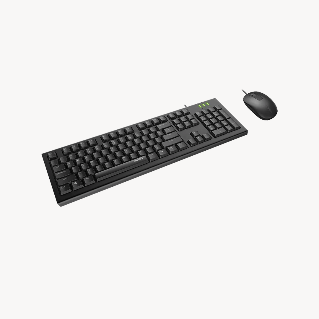 Rapoo X120 Pro Combo Wired Desktop keyboard and mouse